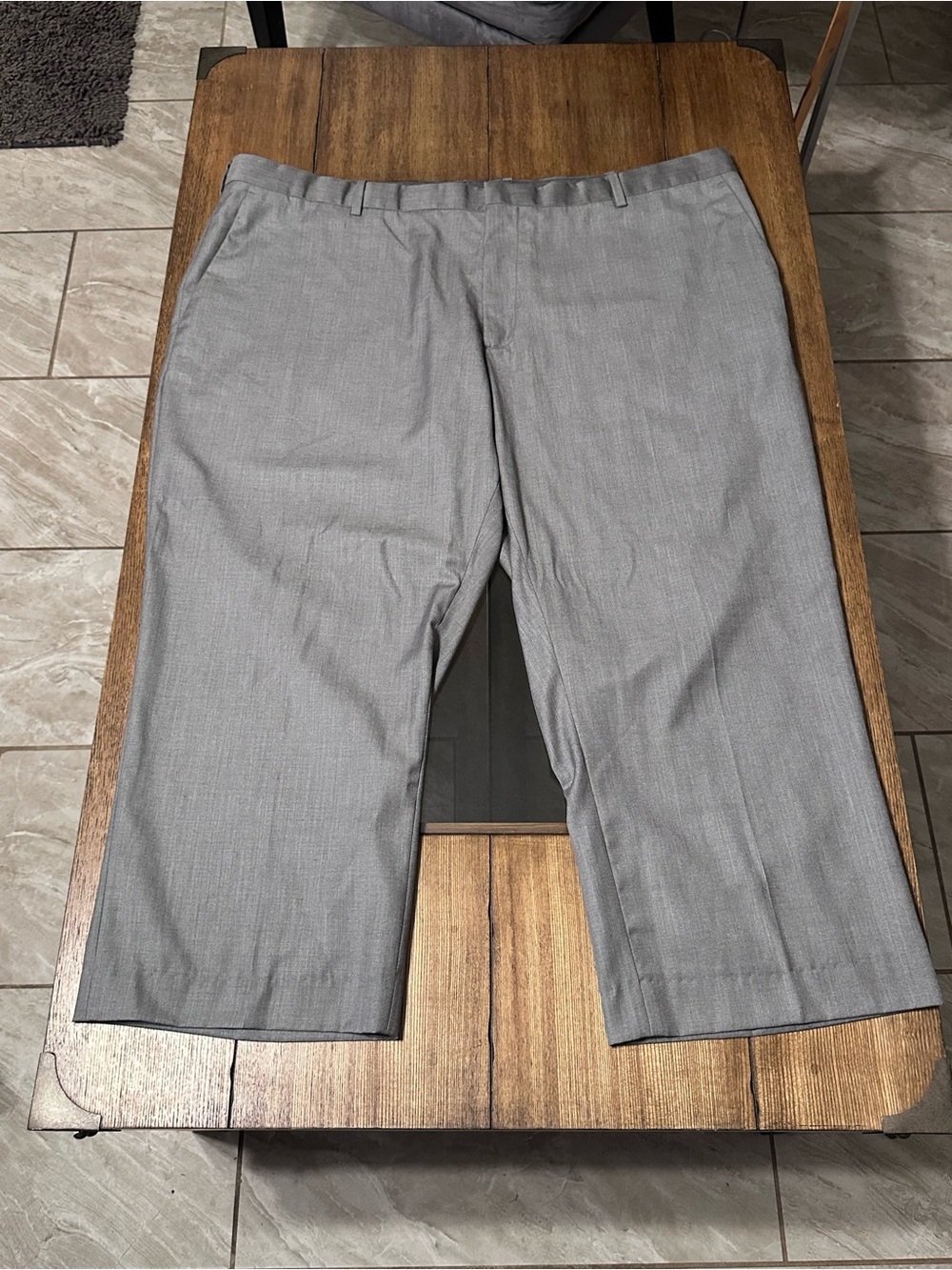 Perry Ellis Men's Gray Dress Pants